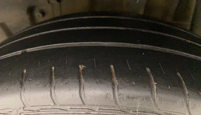 2021 Tata TIGOR XZA PLUS PETROL, Petrol, Automatic, 36,586 km, Left Rear Tyre Tread