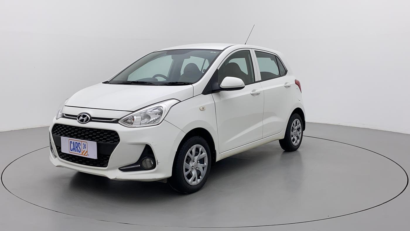 2017 Hyundai Grand i10 MAGNA 1.2 KAPPA VTVT, CNG, Manual, 69,479 km, Left Front Diagonal