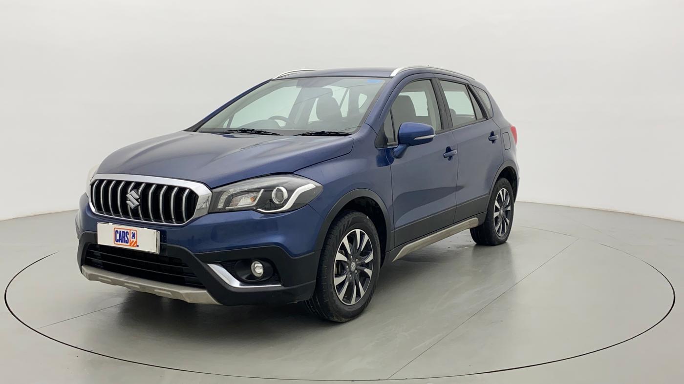 2020 Maruti S Cross ALPHA 1.5 SMART HYBRID, Petrol, Manual, 39,682 km, Left Front Diagonal