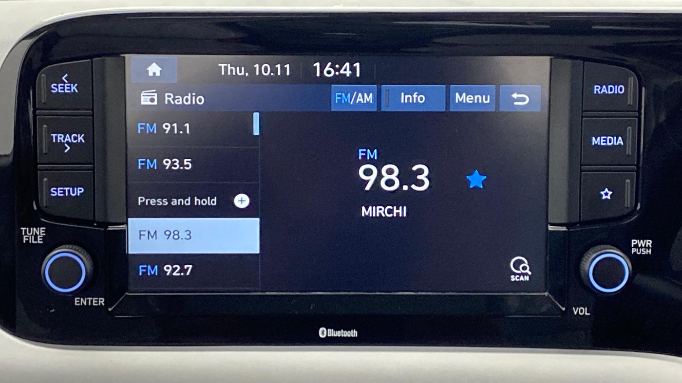 2021 Hyundai GRAND I10 NIOS SPORTZ PETROL, Petrol, Manual, 2,168 km, Infotainment System