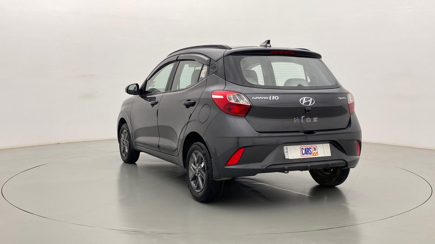 2021 Hyundai GRAND I10 NIOS SPORTZ PETROL, Petrol, Manual, 2,168 km, Left Back Diagonal