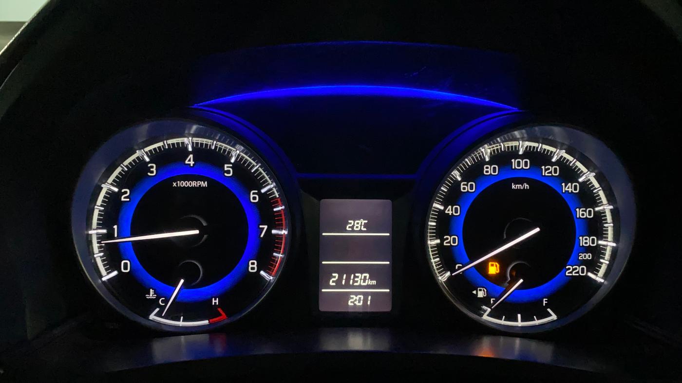 2016 Maruti Baleno DELTA PETROL 1.2, Petrol, Manual, 21,117 km, Odometer Image
