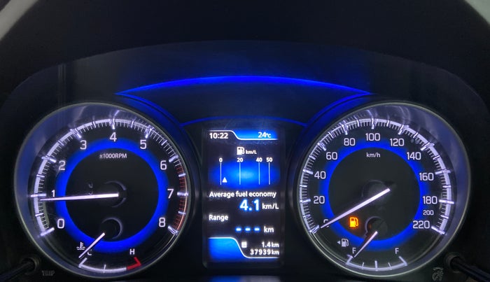 2017 Maruti Baleno ALPHA PETROL 1.2, Petrol, Manual, 37,938 km, Odometer Image