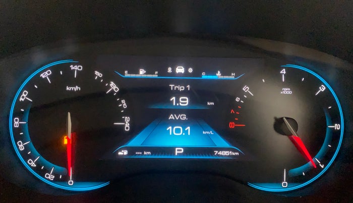 2019 MG HECTOR SHARP 1.5 DCT PETROL, Petrol, Automatic, 74,850 km, Odometer Image