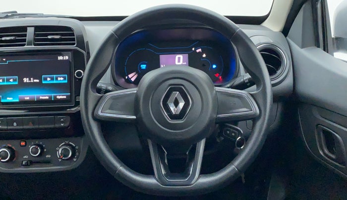 2021 Renault Kwid RXT 1.0 AMT (O), Petrol, Automatic, 5,923 km, Steering Wheel Close Up
