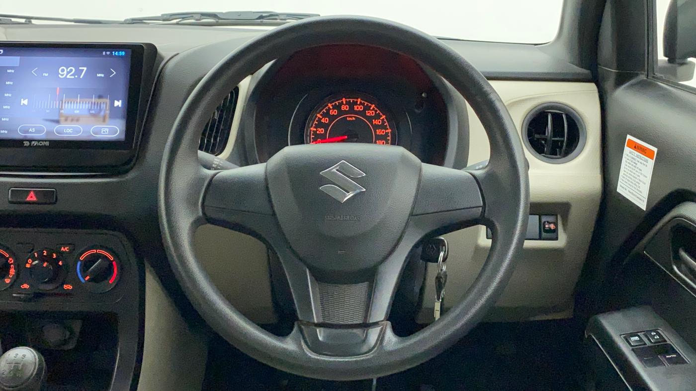 2021 Maruti New Wagon-R LXI CNG 1.0, CNG, Manual, 26,161 km, Steering Wheel Close Up