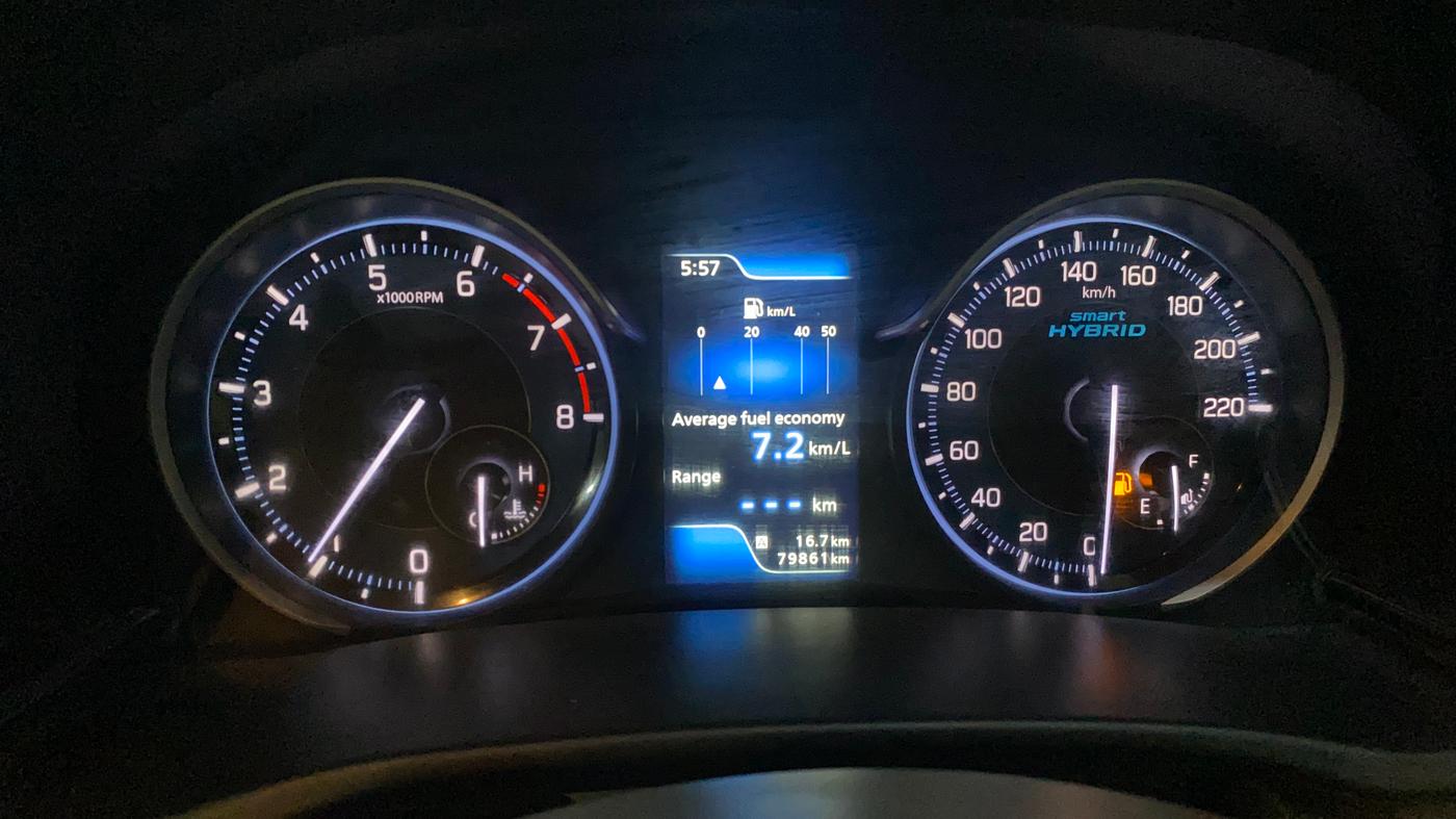 2021 Maruti Ertiga VXI SHVS, Petrol, Manual, 79,857 km, Odometer Image
