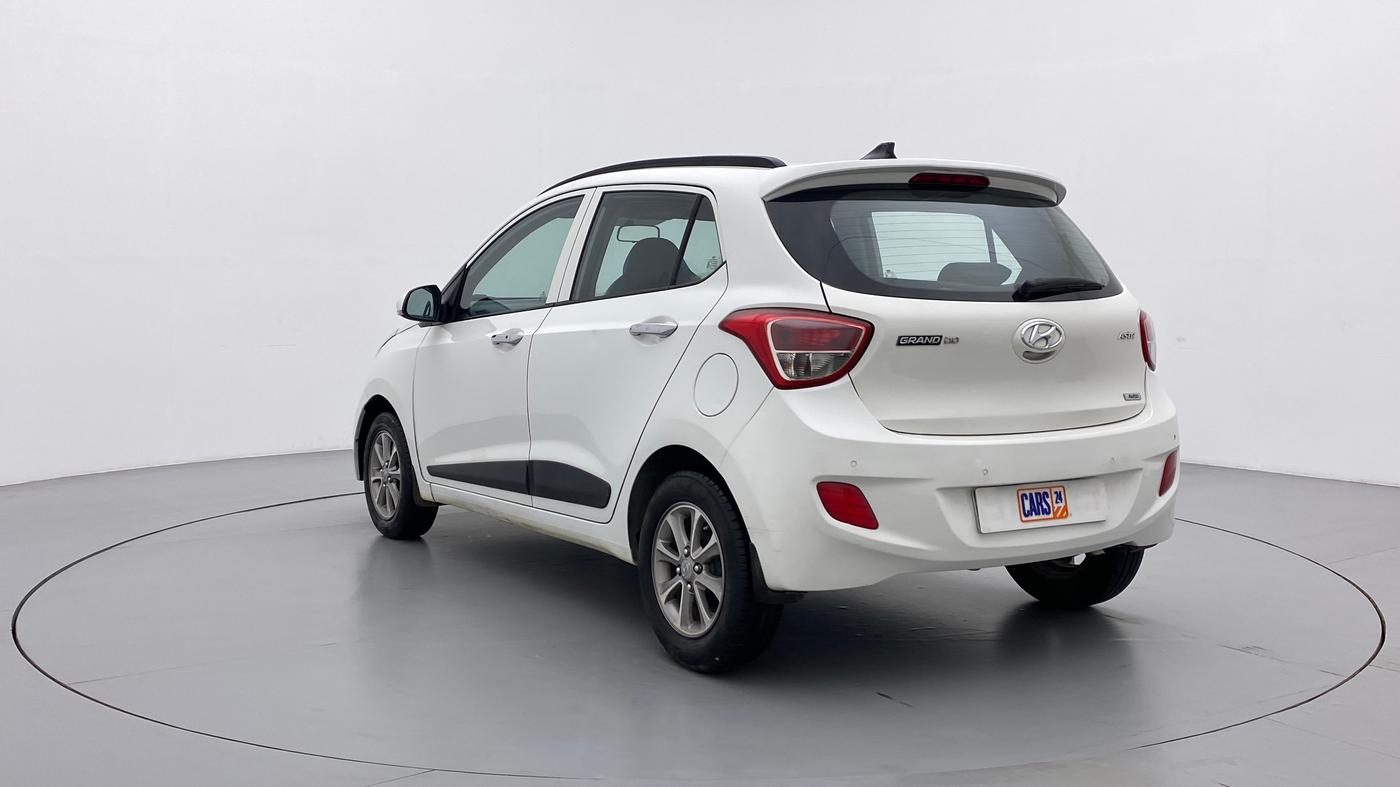 2016 Hyundai Grand i10 1.2 ASTA (O) AT, Petrol, Automatic, 73,494 km, Left Back Diagonal