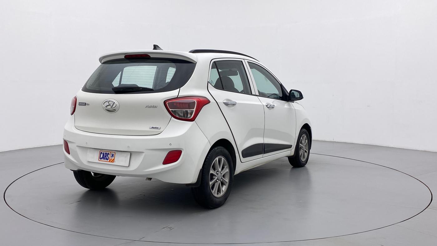 2016 Hyundai Grand i10 1.2 ASTA (O) AT, Petrol, Automatic, 73,494 km, Right Back Diagonal