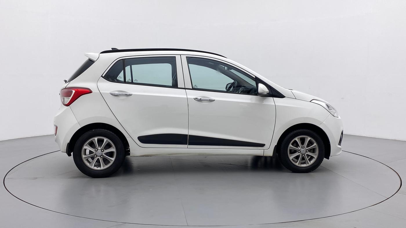 2016 Hyundai Grand i10 1.2 ASTA (O) AT, Petrol, Automatic, 73,494 km, Right Side View