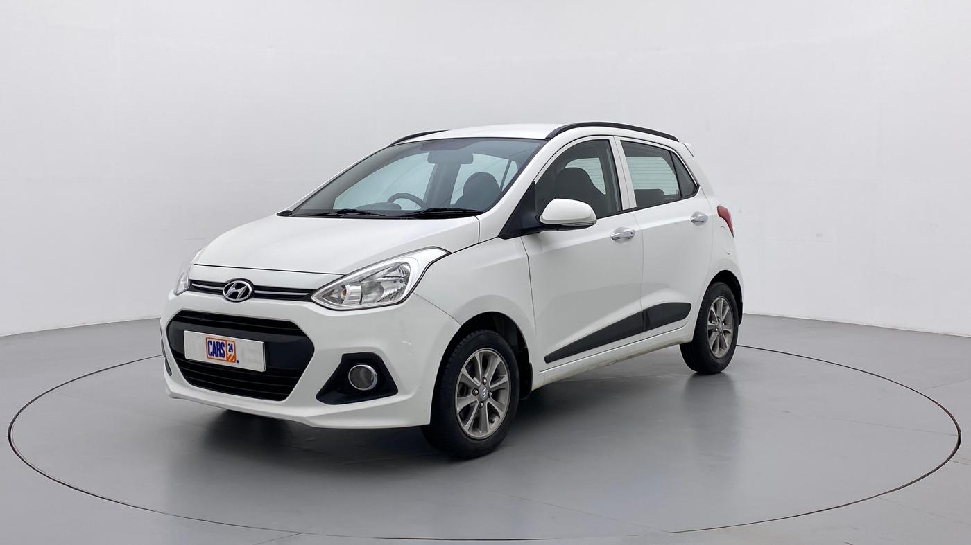 2016 Hyundai Grand i10 1.2 ASTA (O) AT, Petrol, Automatic, 73,494 km, Left Front Diagonal