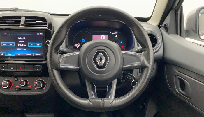 2021 Renault Kwid RXT 1.0 AMT (O), Petrol, Automatic, 24,474 km, Steering Wheel Close Up