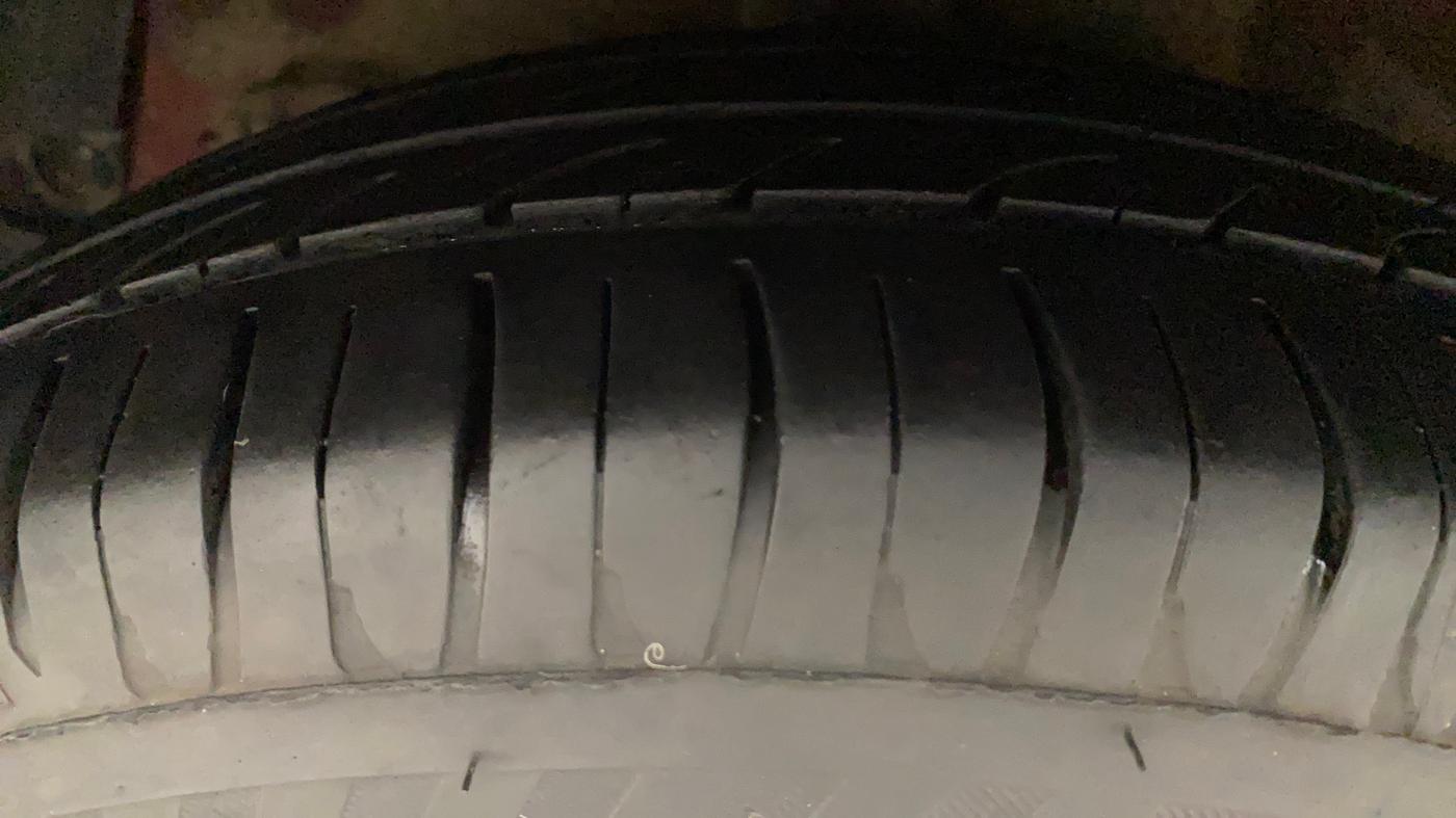 2014 Hyundai Xcent S 1.2, Petrol, Manual, 55,418 km, Right Rear Tyre Tread