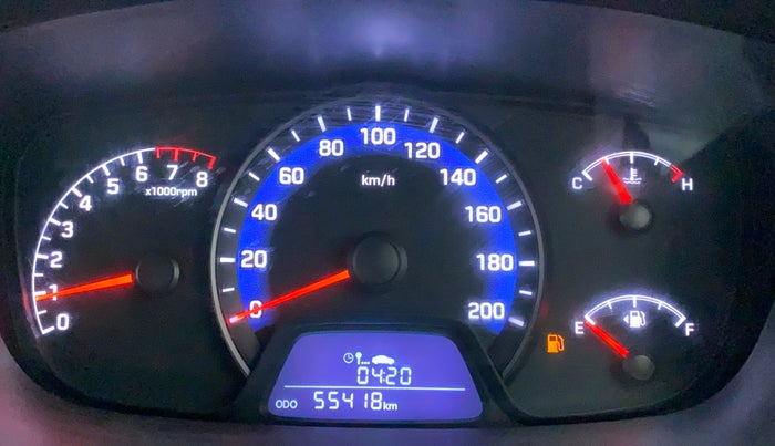 2014 Hyundai Xcent S 1.2, Petrol, Manual, 55,418 km, Odometer Image