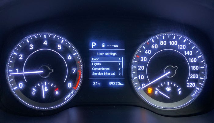 2021 Hyundai VENUE SX PLUS 1.0 TURBO DCT, Petrol, Automatic, 49,347 km, Odometer Image