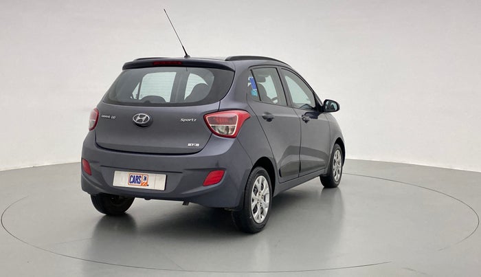 2015 Hyundai Grand i10 SPORTZ 1.2 KAPPA VTVT, Petrol, Manual, 15,490 km, Right Back Diagonal