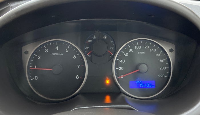 2013 Hyundai i20 MAGNA O 1.2, Petrol, Manual, 1,15,490 km, Odometer Image