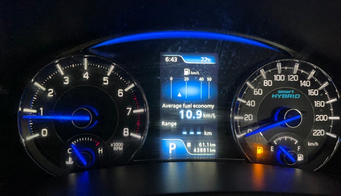 2019 Maruti Ciaz DELTA AT 1.5 SHVS PETROL, Petrol, Automatic, 43,848 km, Odometer Image