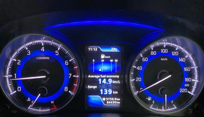2018 Maruti Baleno ALPHA PETROL 1.2, Petrol, Manual, 84,430 km, Odometer Image