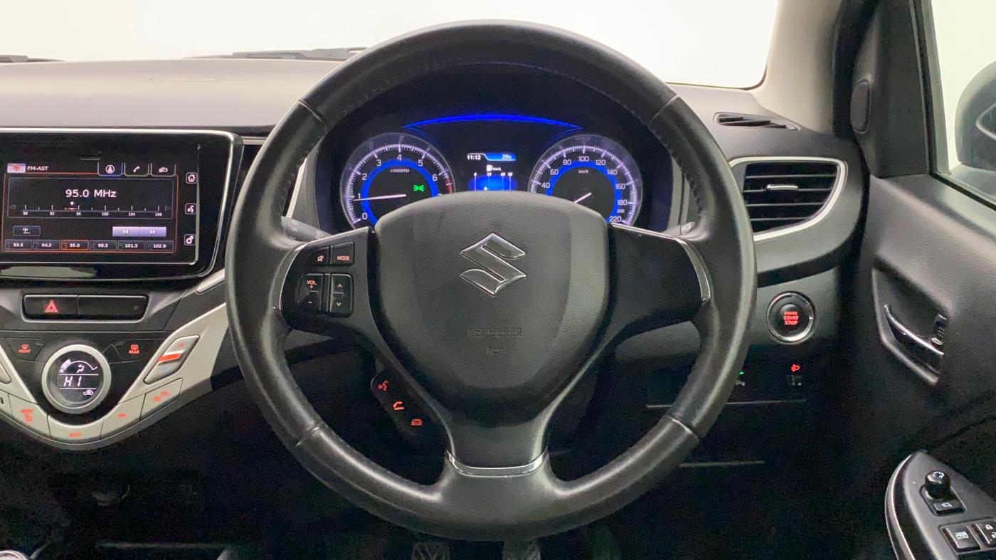 2018 Maruti Baleno ALPHA PETROL 1.2, Petrol, Manual, 84,430 km, Steering Wheel Close Up