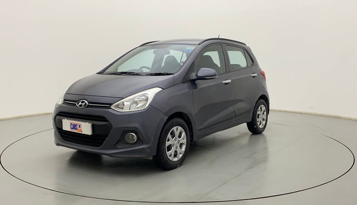 2014 Hyundai Grand i10 SPORTZ 1.2 KAPPA VTVT, Petrol, Manual, 56,750 km, Left Front Diagonal