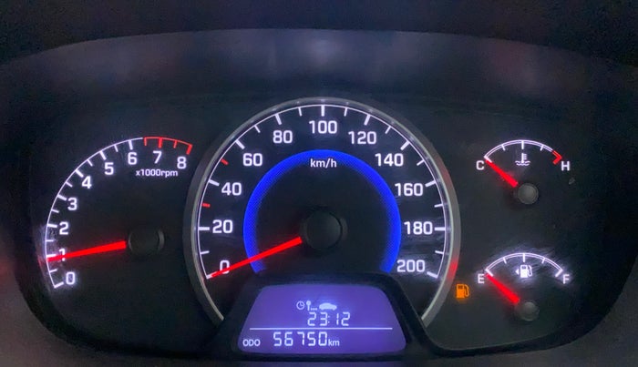 2014 Hyundai Grand i10 SPORTZ 1.2 KAPPA VTVT, Petrol, Manual, 56,750 km, Odometer Image