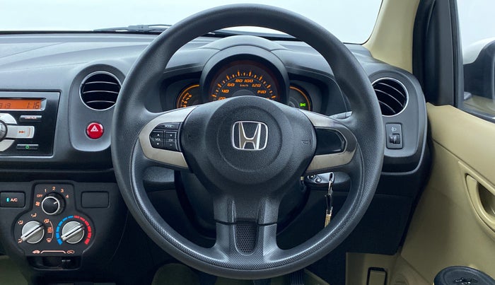 2014 Honda Amaze 1.2 SMT I VTEC, Petrol, Manual, 77,039 km, Steering Wheel Close Up