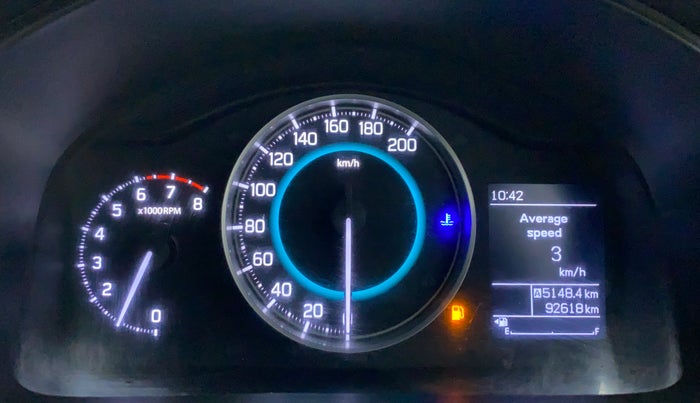 2018 Maruti IGNIS DELTA 1.2 K12, Petrol, Manual, 92,670 km, Odometer Image