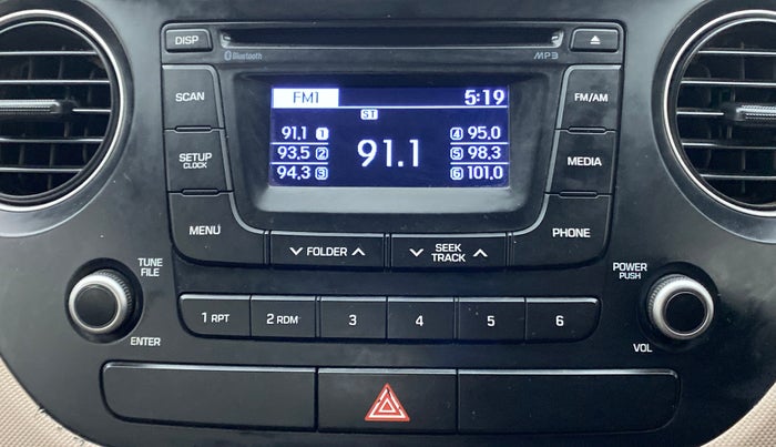 2014 Hyundai Xcent S 1.2 OPT, Petrol, Manual, 41,694 km, Infotainment System