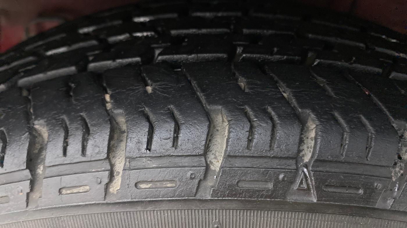 2014 Hyundai Xcent S 1.2 OPT, Petrol, Manual, 41,694 km, Right Rear Tyre Tread