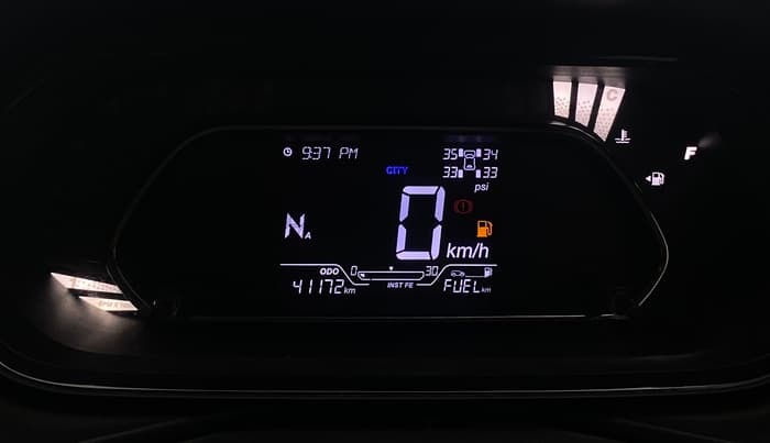 2023 Tata NEXON XZA PLUS LUX SUNROOF KAZIRANGA PETROL, Petrol, Automatic, 41,168 km, Odometer Image