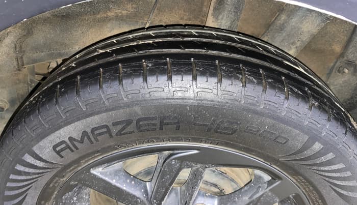 2020 Hyundai GRAND I10 NIOS SPORTZ AMT 1.2 KAPPA VTVT, Petrol, Automatic, 24,417 km, Left Rear Tyre Tread