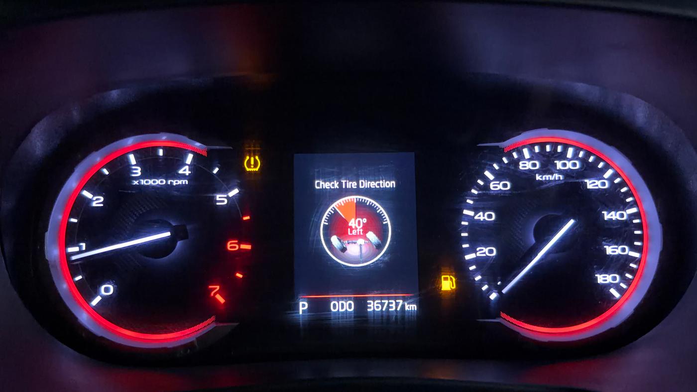 2022 Mahindra Thar LX PETROL HT 4WD AT, Petrol, Automatic, 36,737 km, Odometer Image