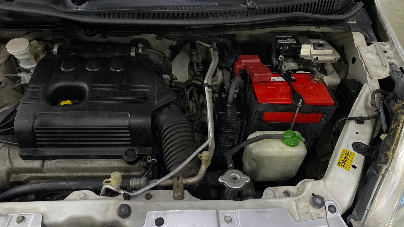 2017 Maruti Wagon R 1.0 VXI AMT, Petrol, Automatic, 47,347 km, Engine View - Left