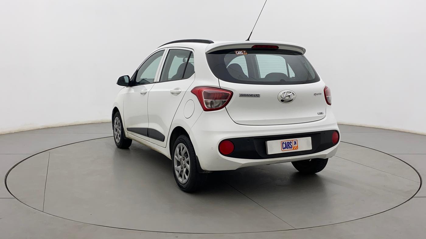 2019 Hyundai Grand i10 SPORTZ 1.2 KAPPA VTVT, Petrol, Manual, 30,515 km, Left Back Diagonal