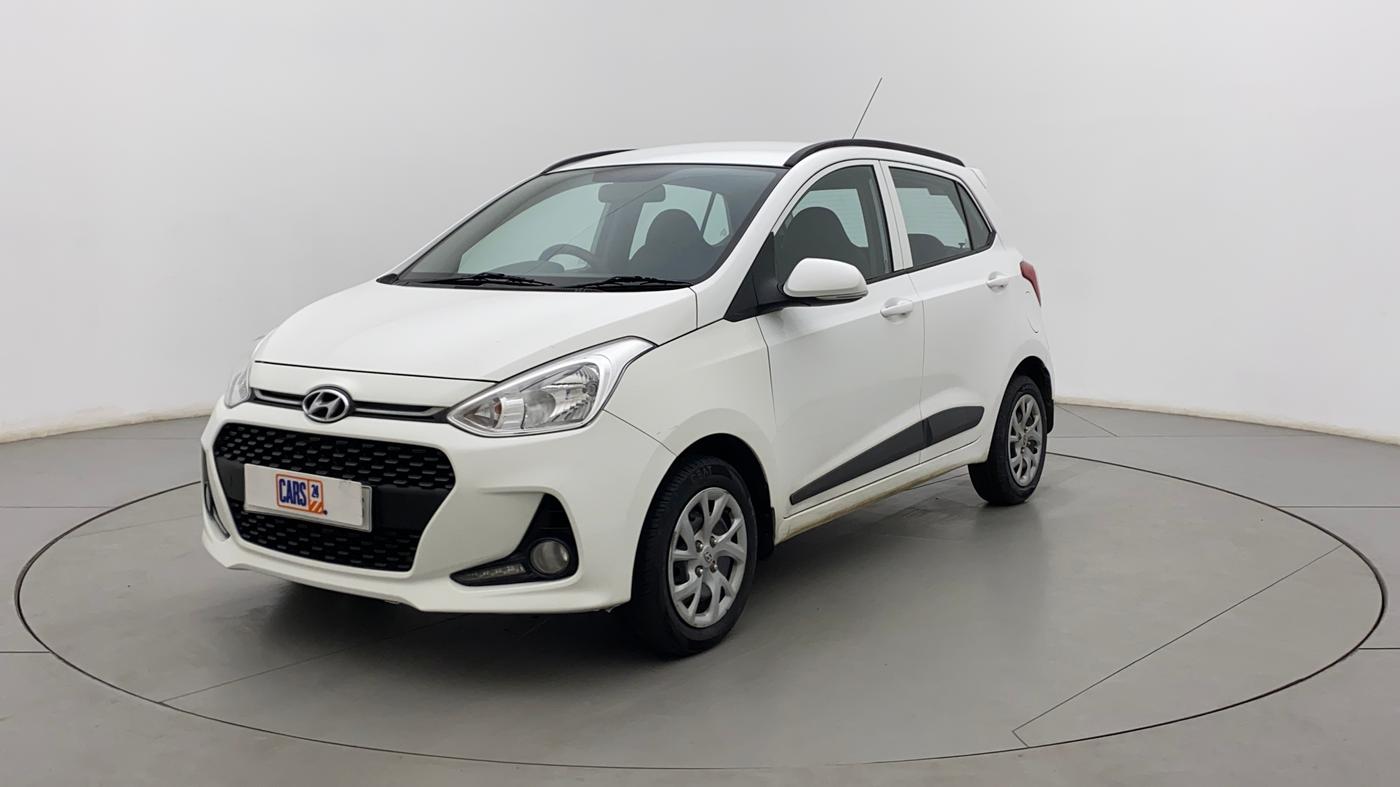 2019 Hyundai Grand i10 SPORTZ 1.2 KAPPA VTVT, Petrol, Manual, 30,515 km, Left Front Diagonal