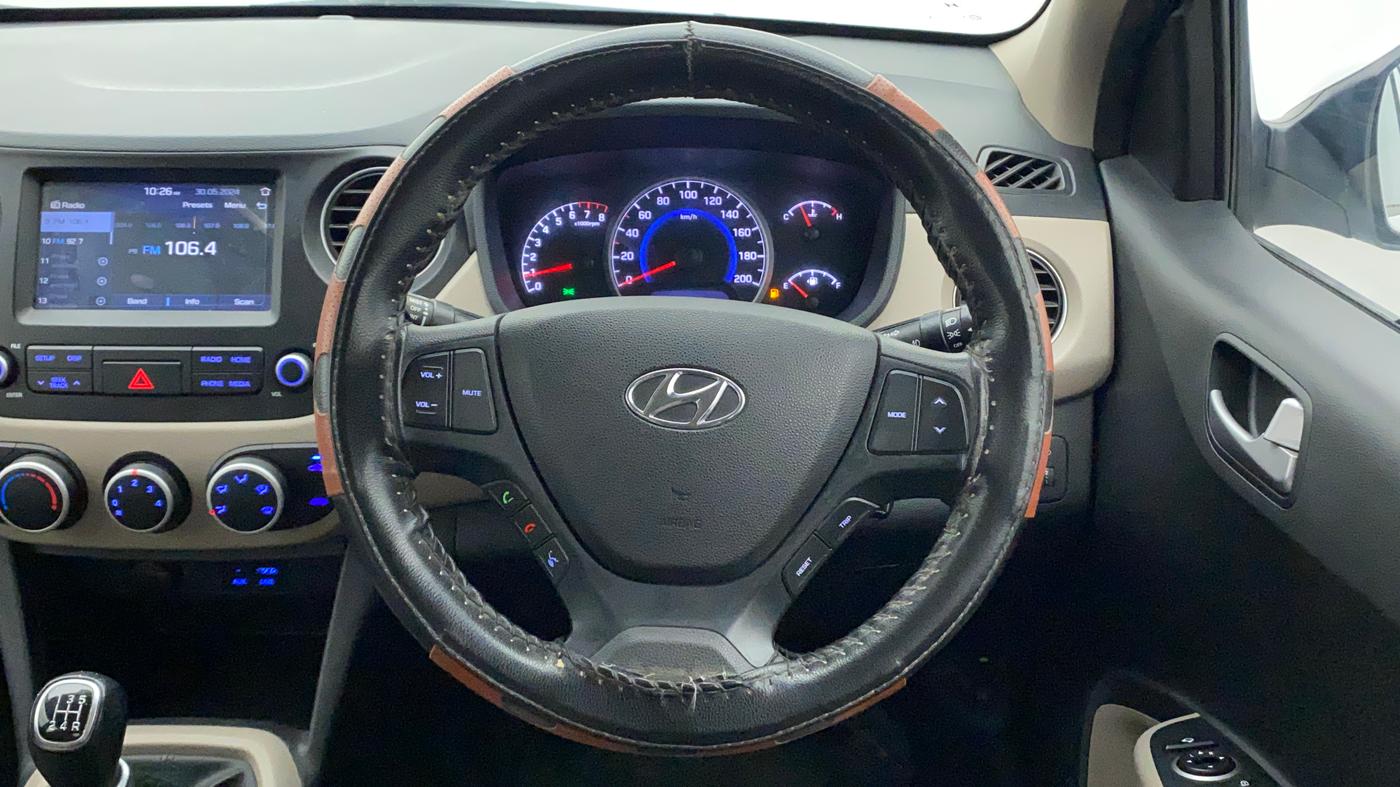 2019 Hyundai Grand i10 SPORTZ 1.2 KAPPA VTVT, Petrol, Manual, 30,515 km, Steering Wheel Close Up