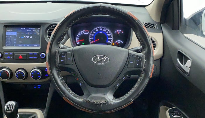 2019 Hyundai Grand i10 SPORTZ 1.2 KAPPA VTVT, Petrol, Manual, 30,515 km, Steering Wheel Close Up