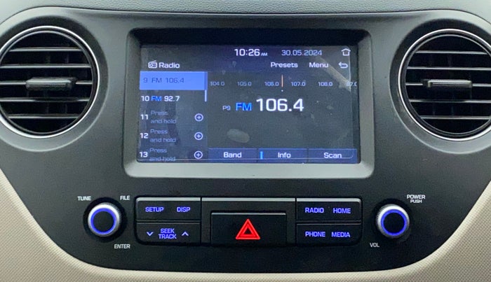 2019 Hyundai Grand i10 SPORTZ 1.2 KAPPA VTVT, Petrol, Manual, 30,515 km, Infotainment System