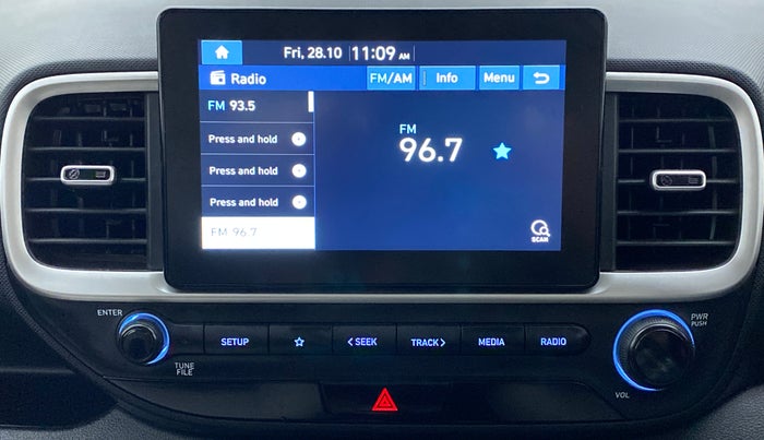 2021 Hyundai VENUE S Plus MT 1.2 Kappa, Petrol, Manual, 10,004 km, Infotainment System