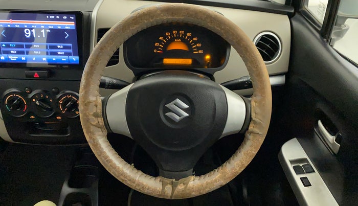 2014 Maruti Wagon R 1.0 LXI CNG, CNG, Manual, 1,12,063 km, Steering Wheel Close Up