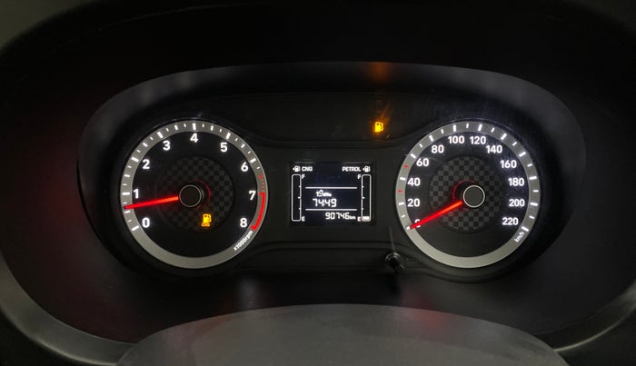 2021 Hyundai AURA S 1.2 CNG, CNG, Manual, 90,738 km, Odometer Image