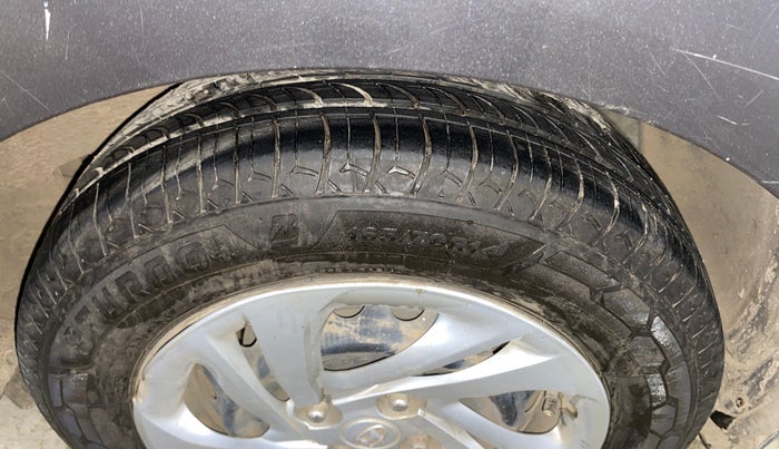 2021 Hyundai AURA S 1.2 CNG, CNG, Manual, 90,738 km, Left Rear Tyre Tread