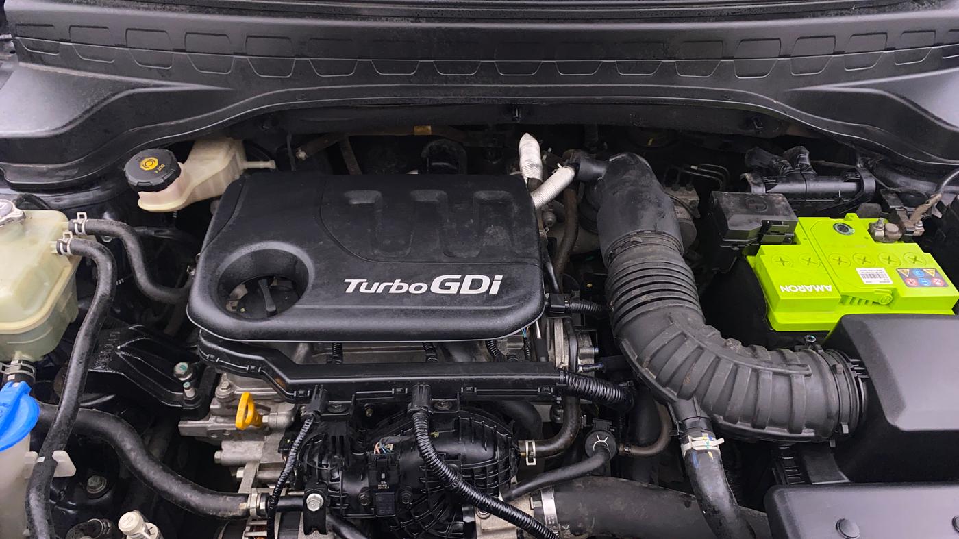2020 KIA SONET HTX 1.0 IMT, Petrol, Manual, 74,360 km, Engine View