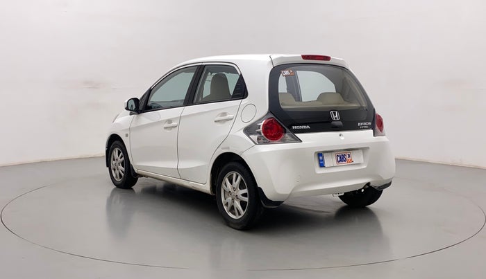 2012 Honda Brio V MT, Petrol, Manual, 91,495 km, Left Back Diagonal