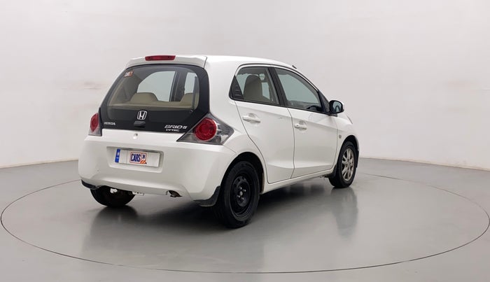 2012 Honda Brio V MT, Petrol, Manual, 91,495 km, Right Back Diagonal
