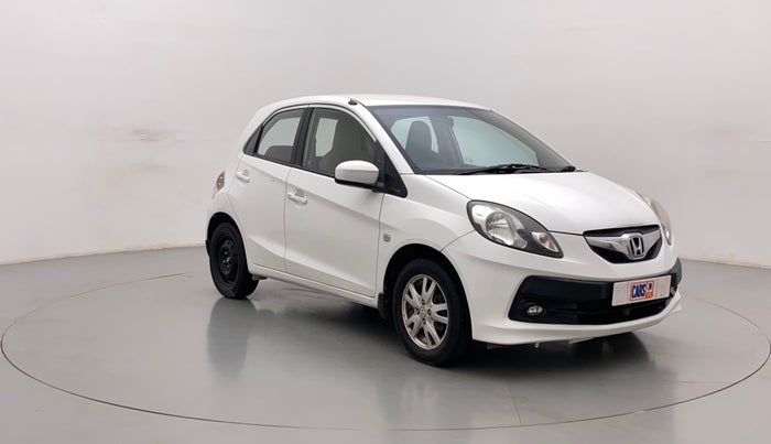 2012 Honda Brio V MT, Petrol, Manual, 91,495 km, Right Front Diagonal