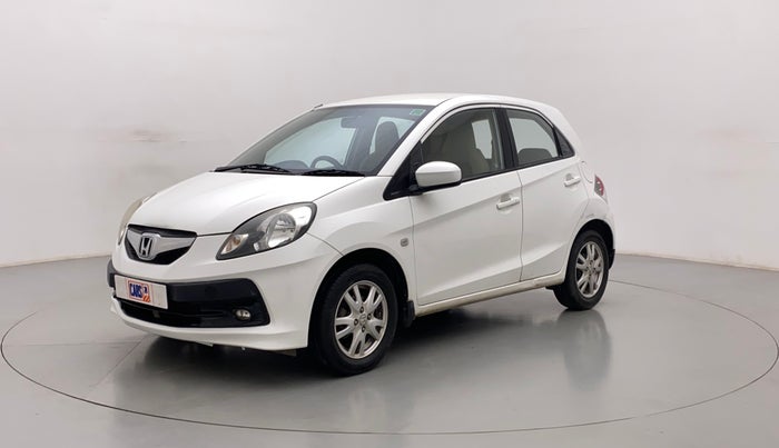 2012 Honda Brio V MT, Petrol, Manual, 91,495 km, Left Front Diagonal