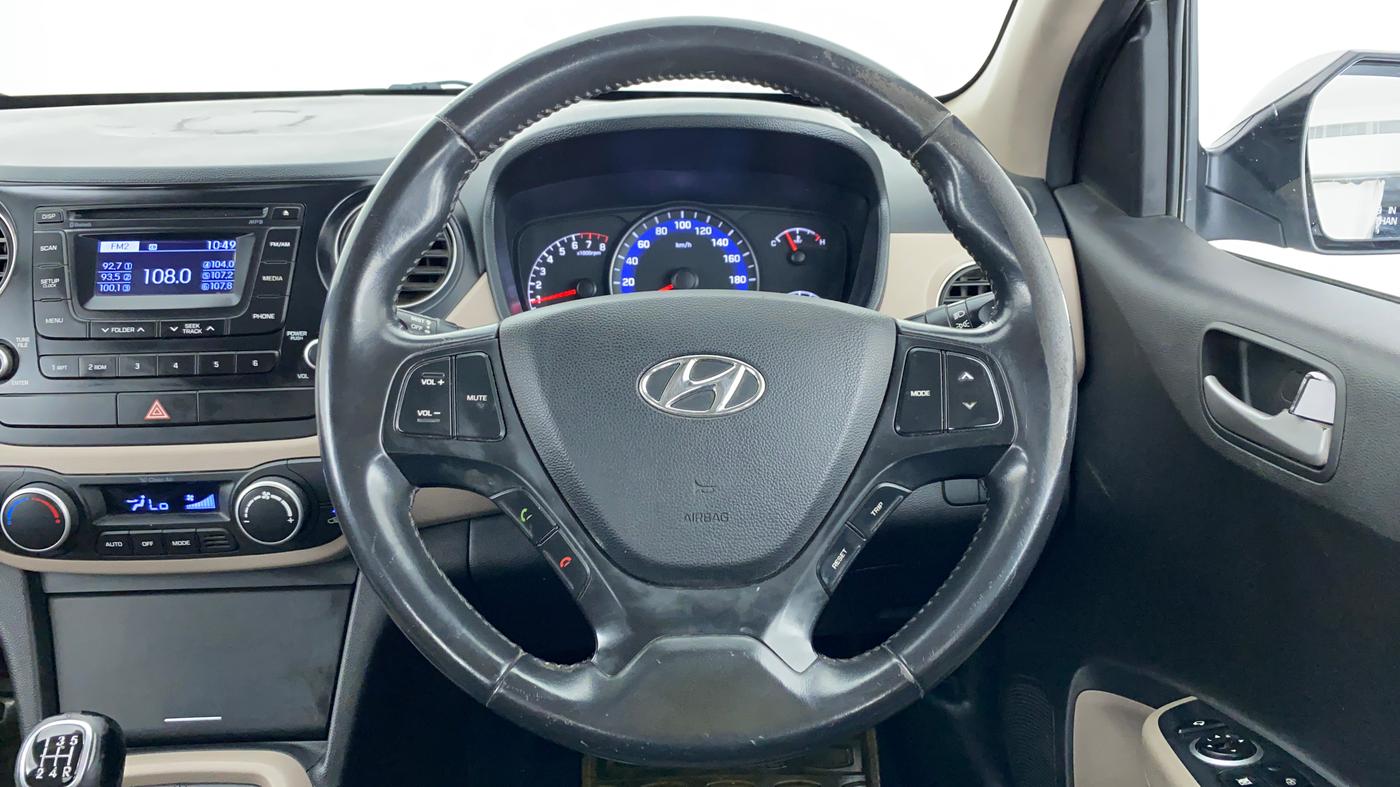 2014 Hyundai Xcent SX 1.2 OPT, Petrol, Manual, 77,647 km, Steering Wheel Close Up