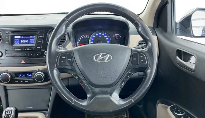 2014 Hyundai Xcent SX 1.2 OPT, Petrol, Manual, 77,647 km, Steering Wheel Close Up